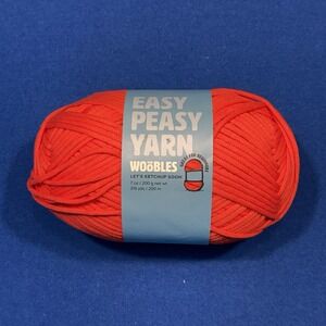 The Woobles Easy Peasy Yarn For Beginners - Lets Ketchup Soon- 7oz/219 Yards